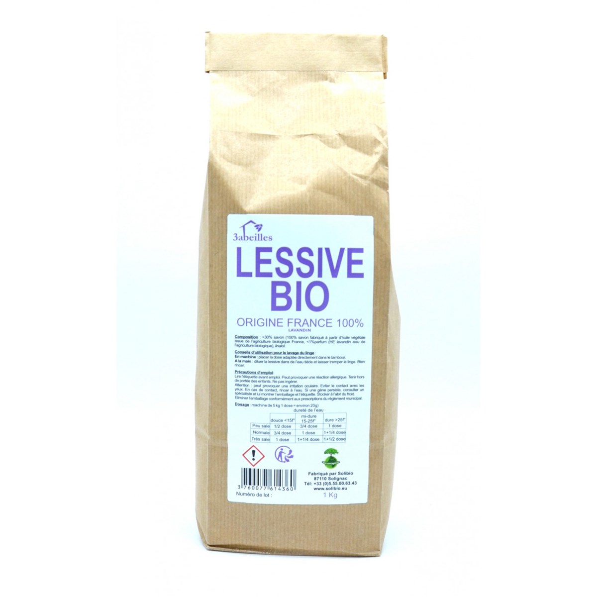 Lessive En Paillettes Bio Au Lavandin 1 Kg Dream Act