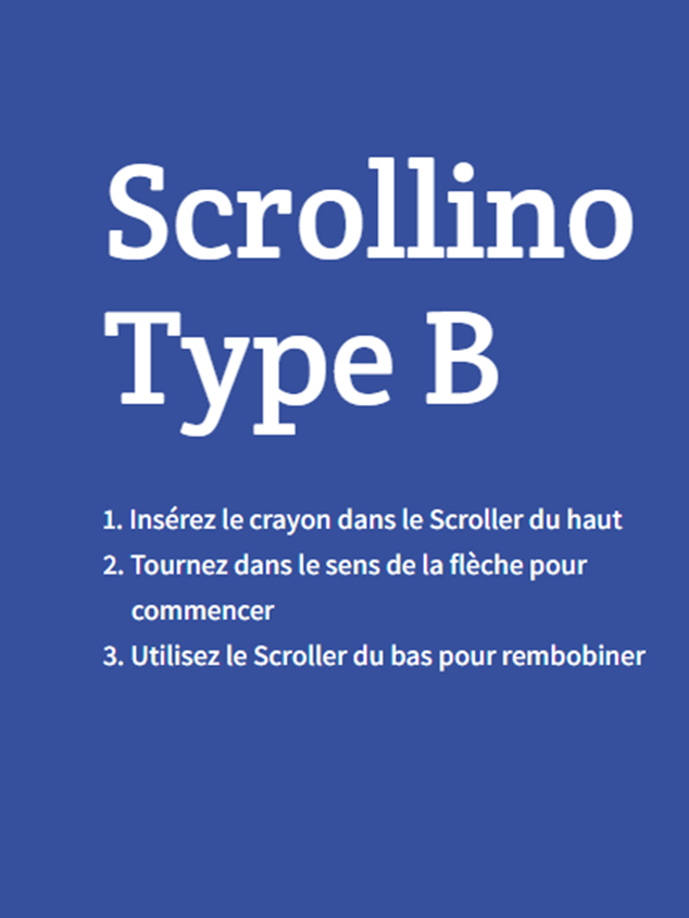 Scrollino Mode d'emploi
