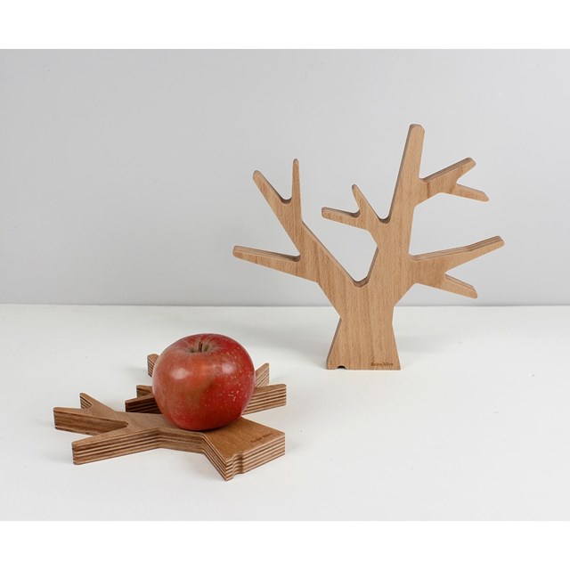 Dessous de plat Arbre fabriqué en France à partir de bois issu de forêt gérée durablement