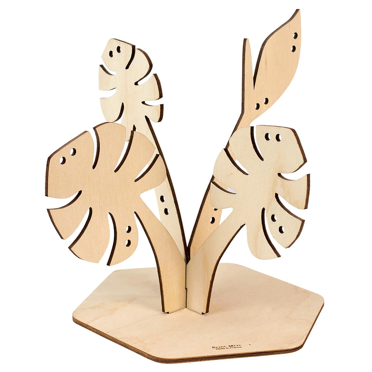 Porte-bijoux Tropique fabriqué en France à partir de bouleau issu de forêt gérée durablement.