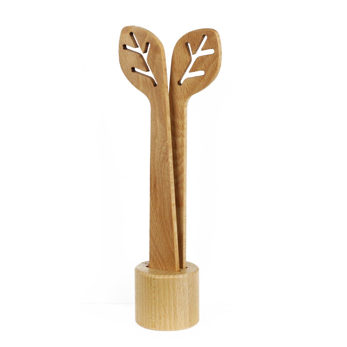 Couverts à salade sur socle - Du bout des feuilles  2