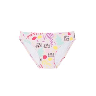 Slip de bain Anti UV - Volants imprimé panthère CASSANDRA
