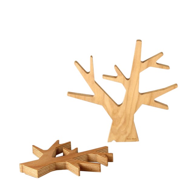 Dessous de plat Arbre fabriqué en France à partir de bois issu de forêt gérée durablement