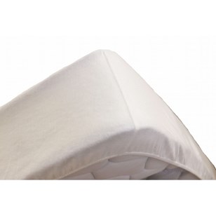 Alèse protège matelas coton molleton - SERENITE - Blanc