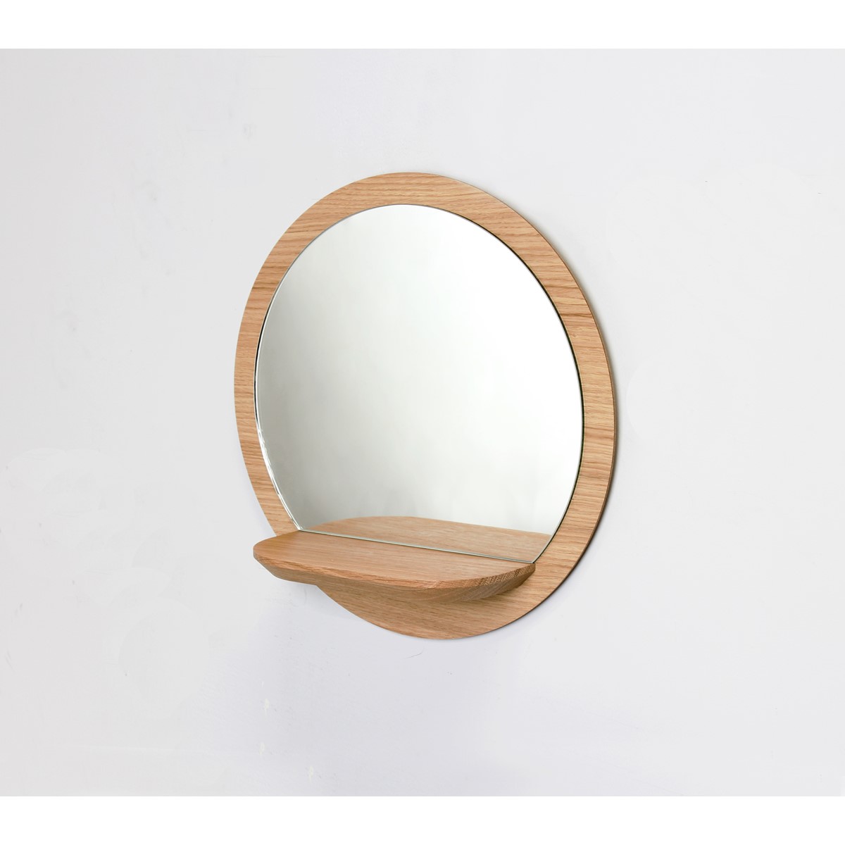 Miroir mural fabriqué en France à partir de bois issu de forêt gérée durablement