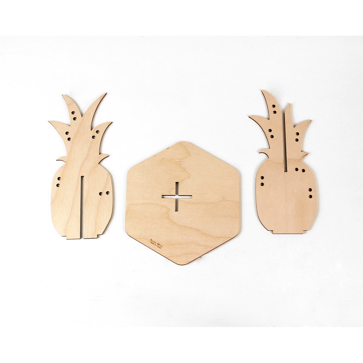 Porte-bijoux Anana fabriqué en France à partir de Bouleau issu de forêt gérée durablement