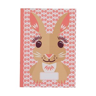 Cahier A5 en papier recyclé - Lapin