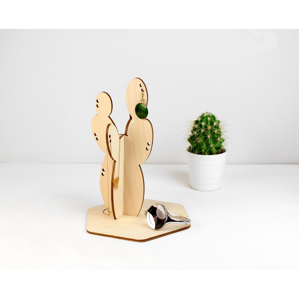 Cactus porte-bijoux - California  4