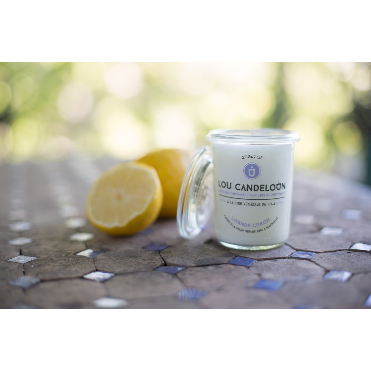 Bougie naturelle et vegan - Lavande citron 120g 4