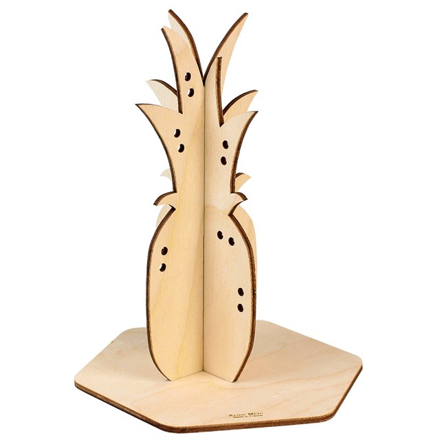 Porte-bijoux Anana fabriqué en France à partir de Bouleau issu de forêt gérée durablement