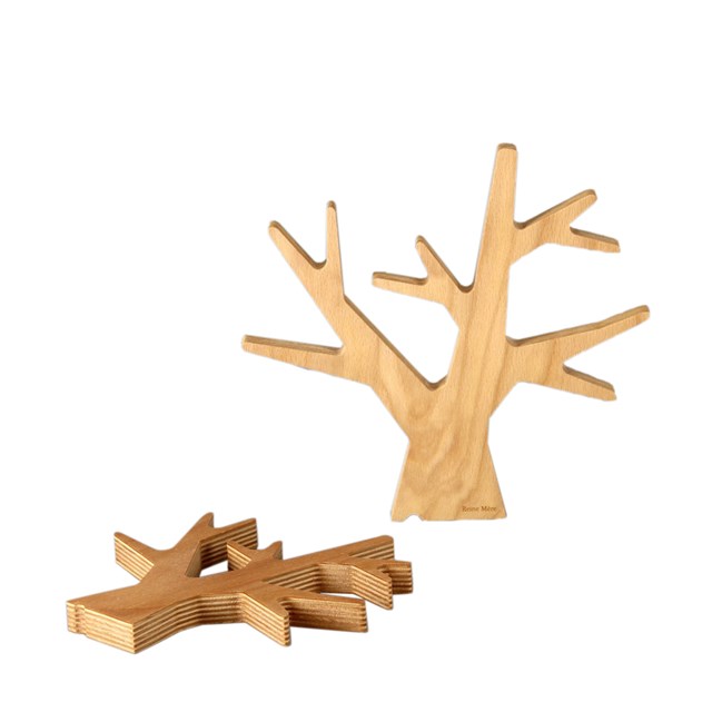 Dessous de plat Arbre fabriqué en France à partir de bois issu de forêt gérée durablement