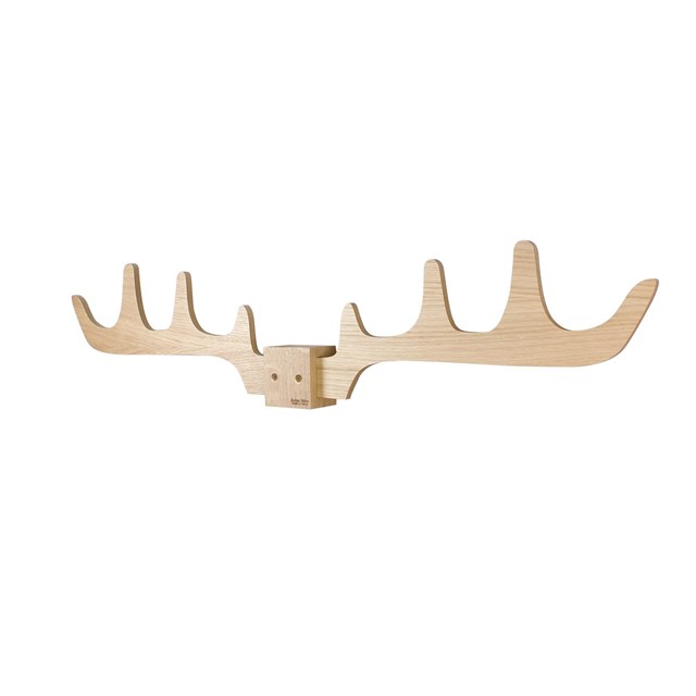 Porte-manteau en bois fabriqué en France à partir de chêne issu de forêt gérée durablement