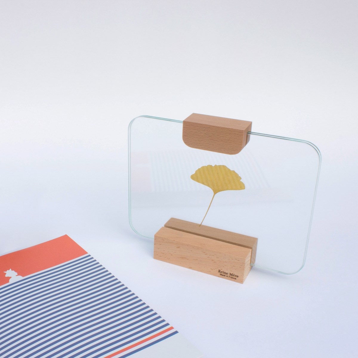 Sous-verre porte photo avec pince bois - VERRIERE 5