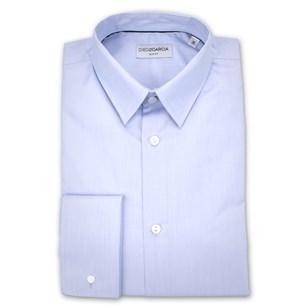 Chemise homme cintrée poignets mousquetaires - Manhattan Bleu clair