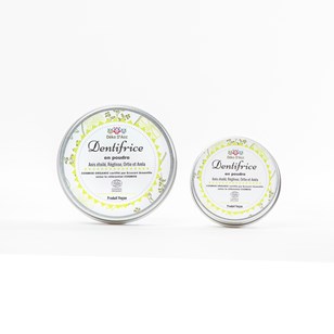 Dentifrice en poudre certifié biologique
