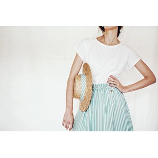 Tee-shirt blanc en coton bio