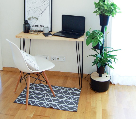 Jardinière verticale d'intérieur avec arrosage intelligent WiFi 36