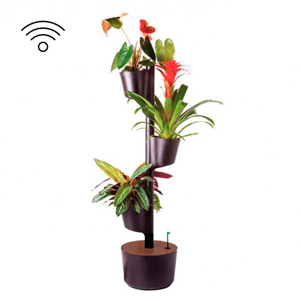 Jardinière verticale d'intérieur avec arrosage intelligent WiFi 42