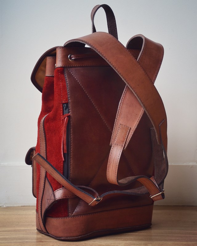 sac à dos urbain en cuir