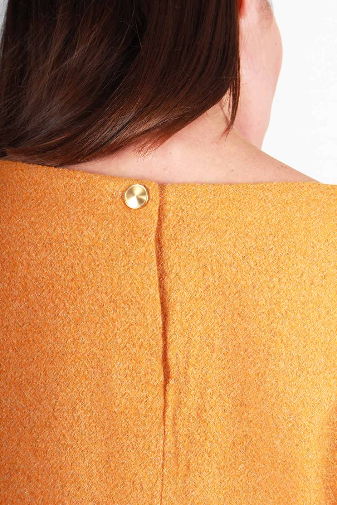 Pull moutarde en laine vierge - Edith 5