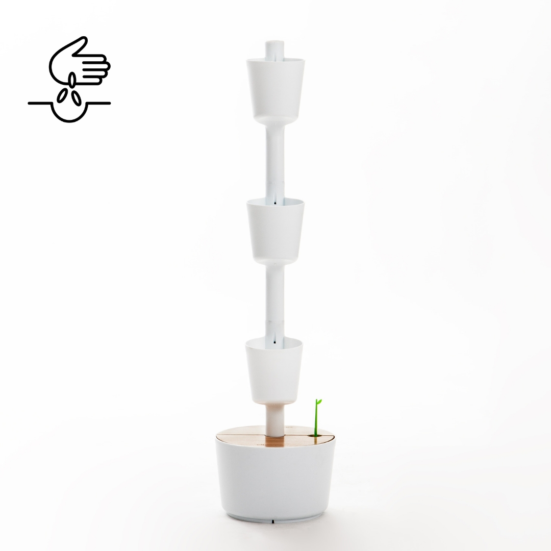 Jardinière verticale avec arrosage automatique et graines de plantes aromatiques 16