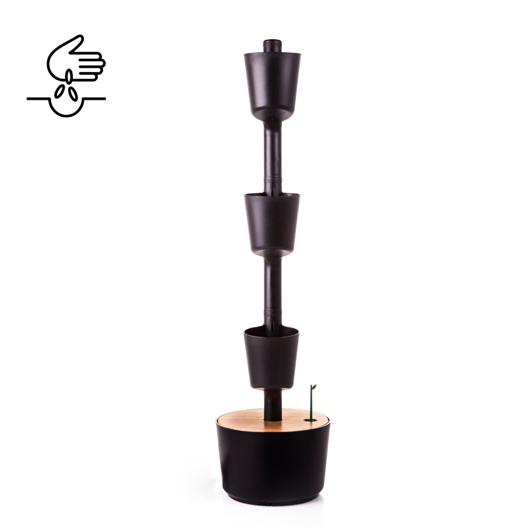 Jardinière verticale avec arrosage automatique et graines de plantes aromatiques 14