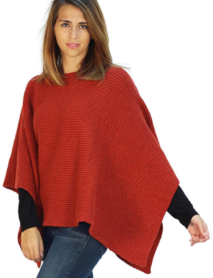 Poncho Sapin - ocre  3