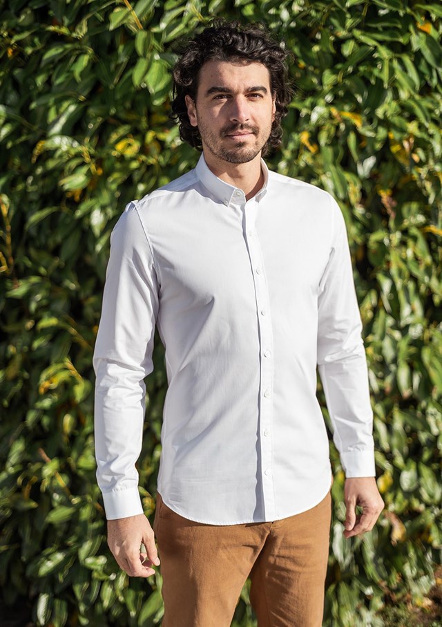 Chemise SAINT-REMY- Made in France - Blanc 4