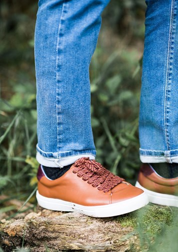 Sneakers MONTBAPT - Made in France - Cognac