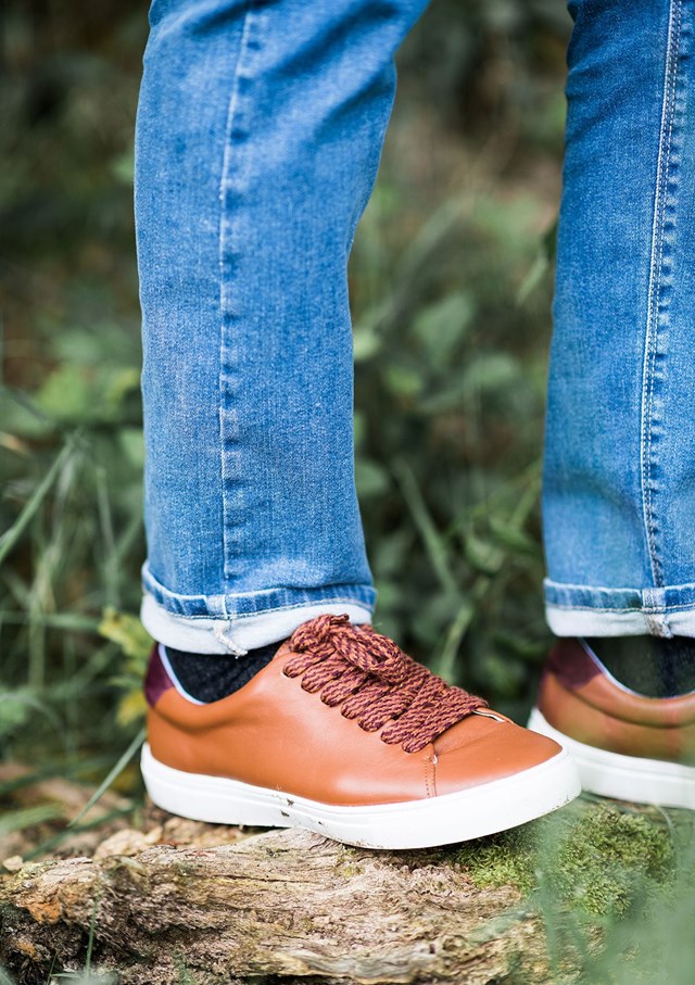 Sneakers MONTBAPT - Made in France - Cognac 2