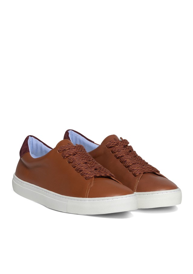 Sneakers MONTBAPT - Made in France - Cognac 3