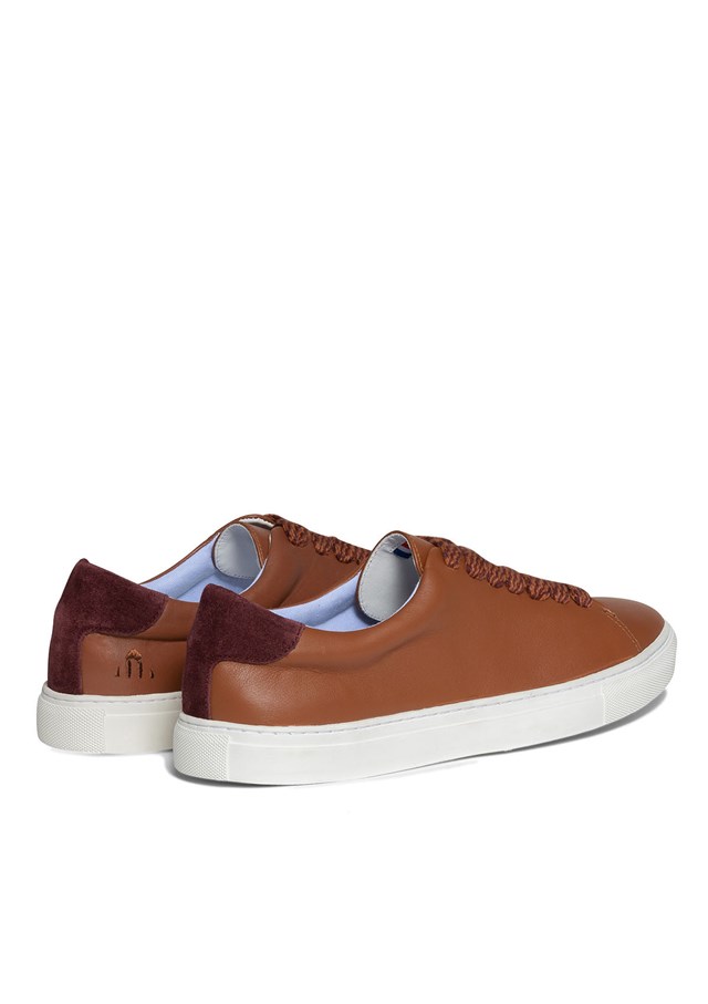 Sneakers MONTBAPT - Made in France - Cognac 4