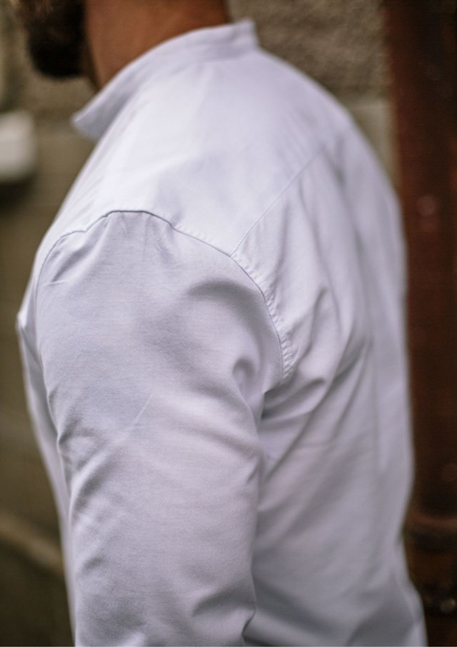 Chemise MONTLIMART - Col Mao - Blanc 5