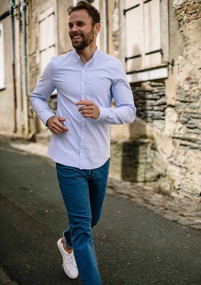 Chemise MONTLIMART - Col Mao 4