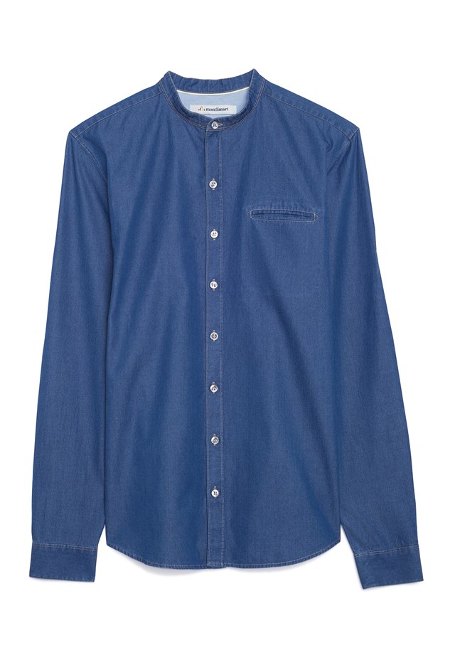 Chemise MONTLIM - Col Mao - Denim 3