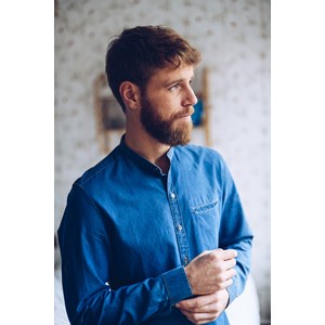 Chemise MONTLIM - Col Mao - Denim