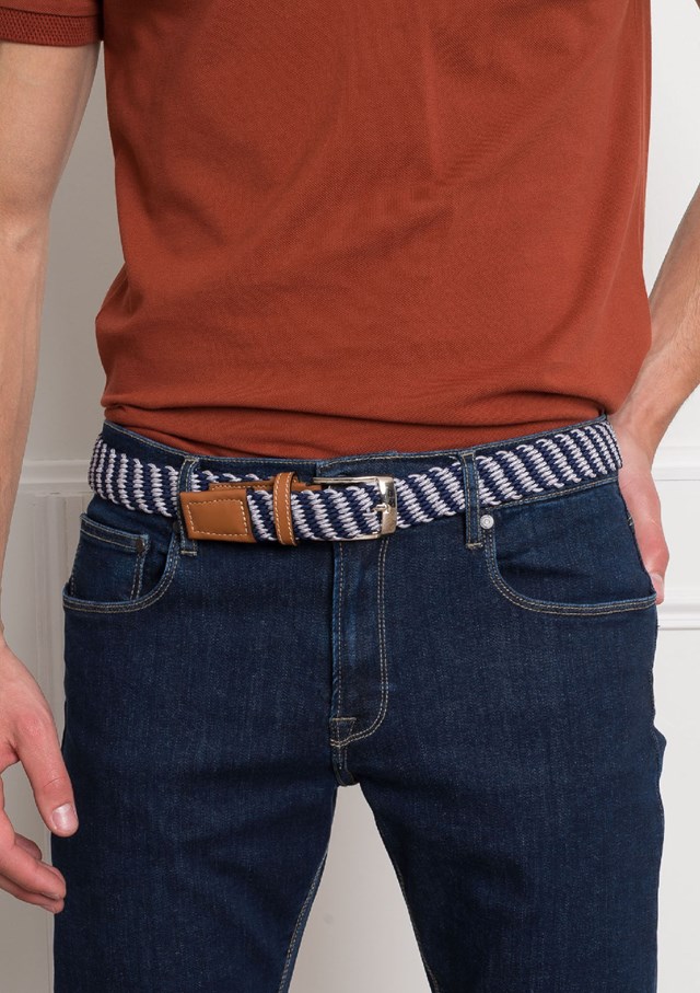 Ceinture PAULETTE - Made in France - Marine 2