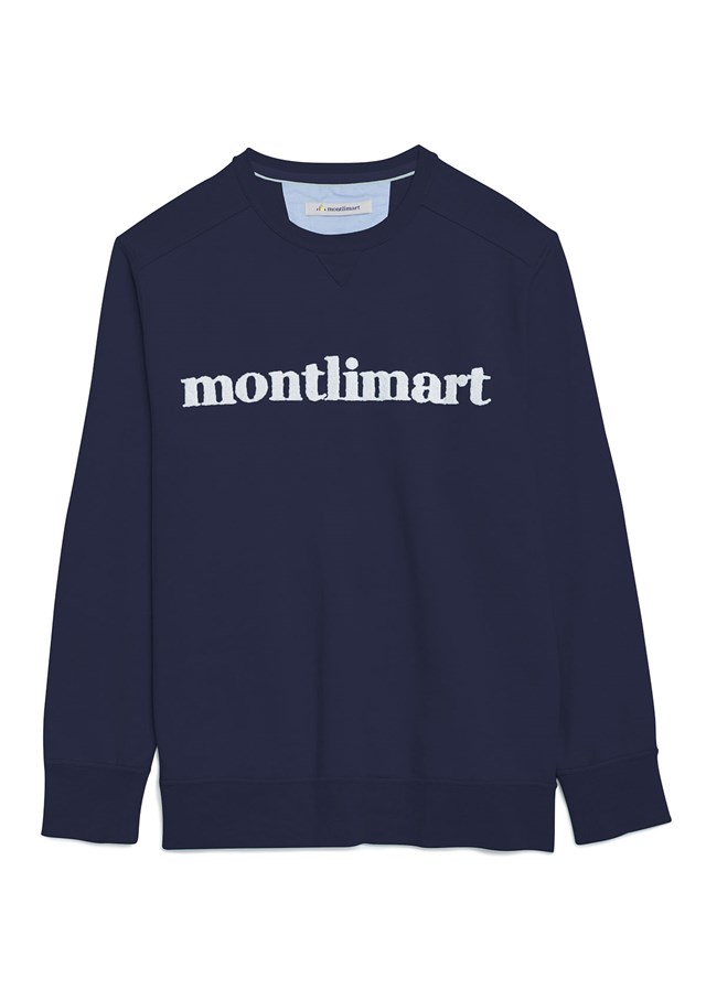 Sweat VILLAGE - coton marine 4