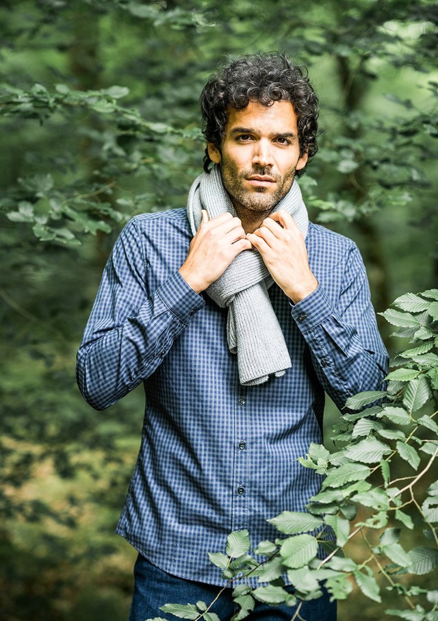 Écharpe CHANTERELLE - Made in France - Gris 2