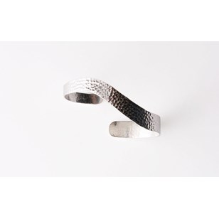 Bracelet vague en argent