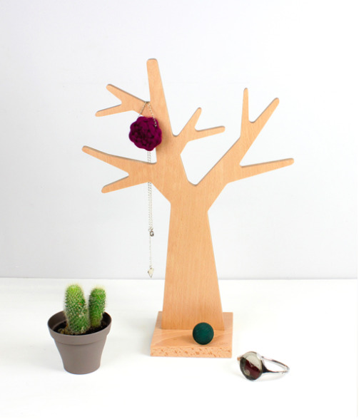 Abre à bijoux en bois fabriqué en France issu de forêt gérées durablement