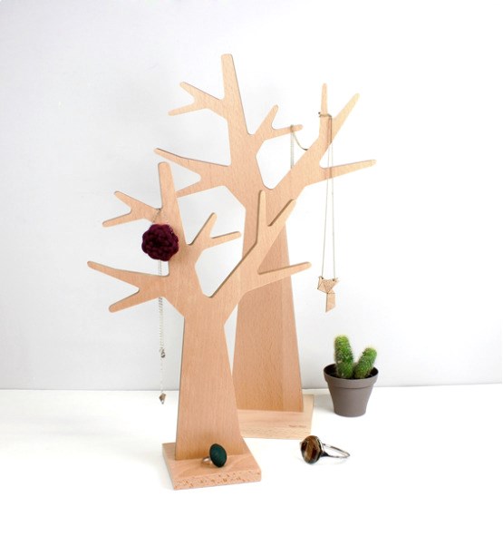 Abre à bijoux en bois fabriqué en France issu de forêt gérées durablement