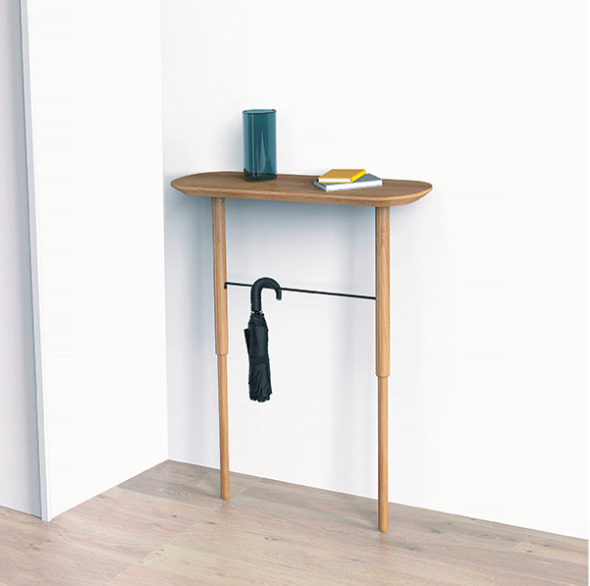 Console en chêne massif fabriquée en France et issu de forêt gérée durablement