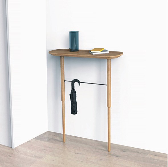 Console en chêne massif fabriquée en France et issu de forêt gérée durablement