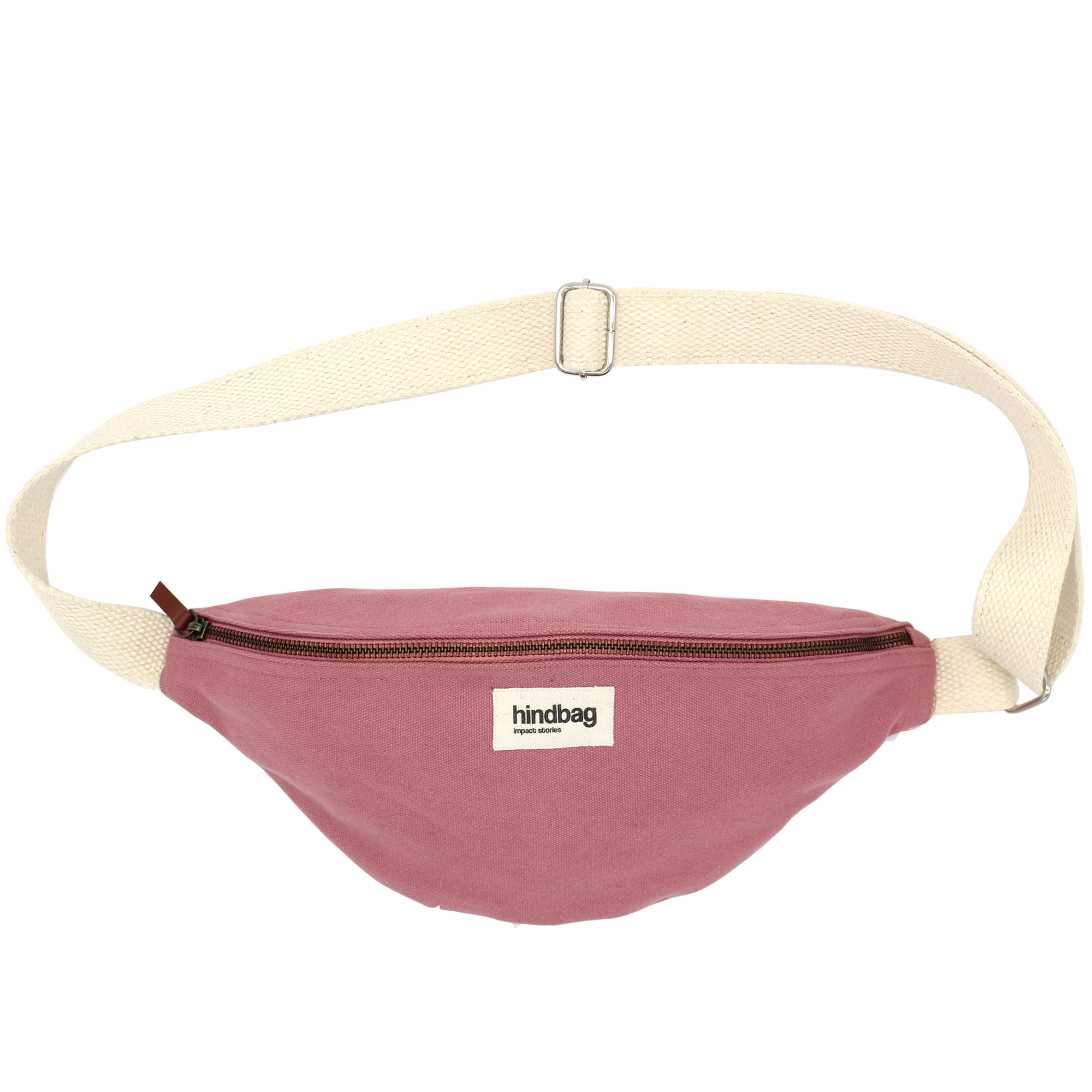 Sac banane OLIVIA, rose blush, coton bio 3