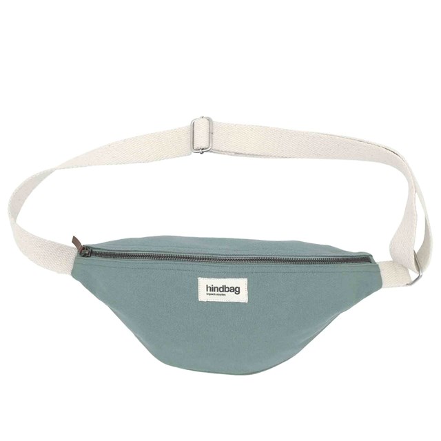 Sac banane OLIVIA, vert sauge, coton bio 3