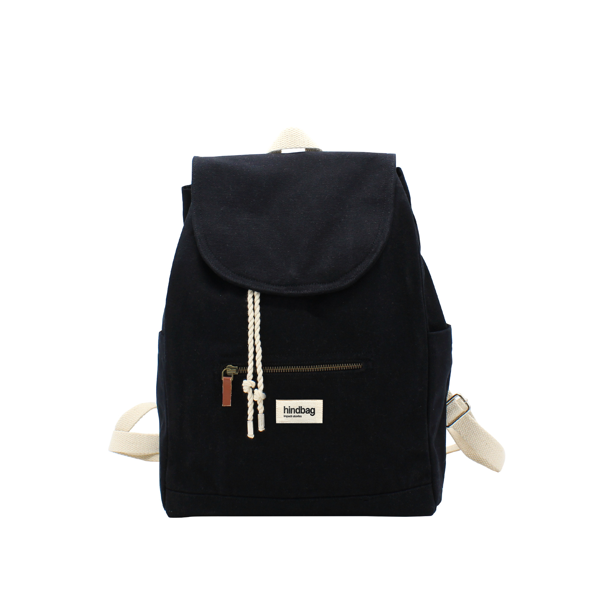 Sac à dos ELIOT, noir, coton bio 2