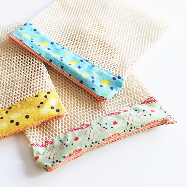 trousse pour lingettes réutilisables
