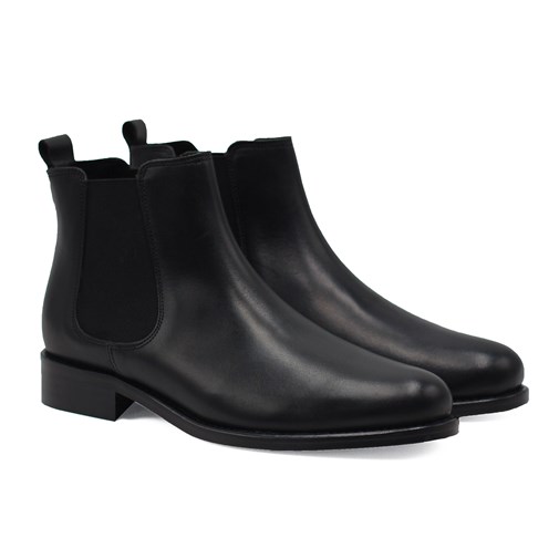 Bottines Chelsea cuir noir