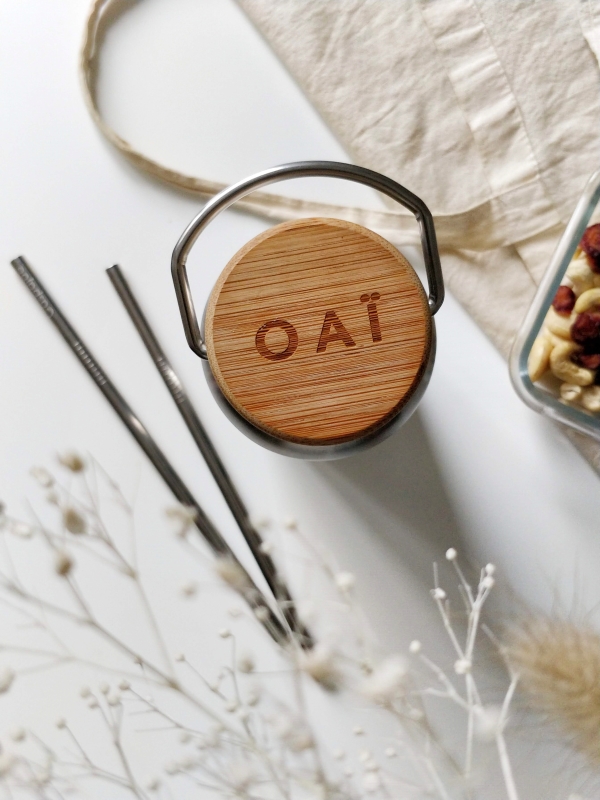 OAÏ x CONSCIOUS - La gourde inox isotherme nomade et durable 4